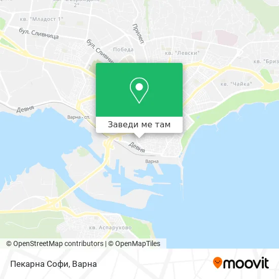 Пекарна Софи карта