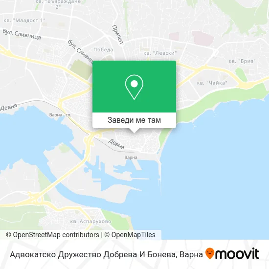 Адвокатско Дружество Добрева И Бонева карта