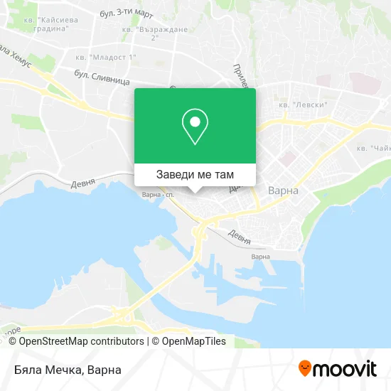 Бяла Мечка карта