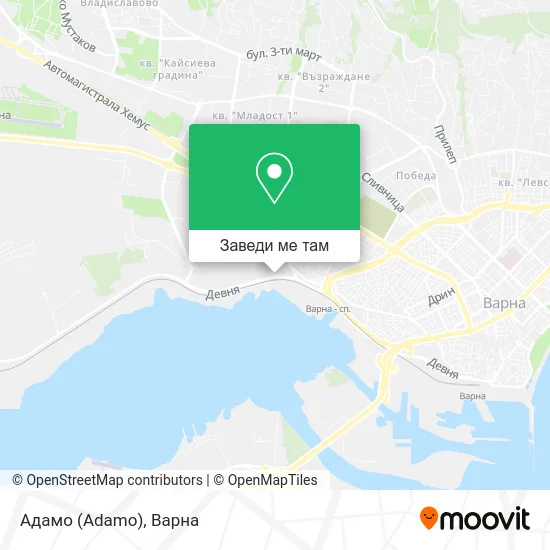 Адамо (Adamo) карта