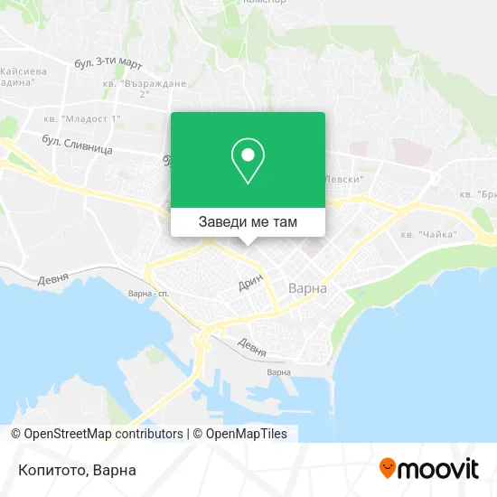 Копитото карта