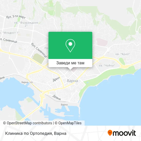 Клиника по Ортопедия карта