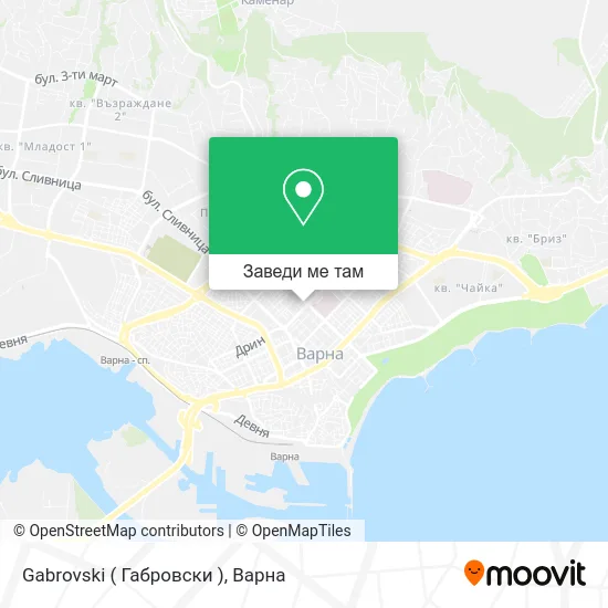 Gabrovski ( Габровски ) карта