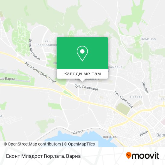 Еконт Младост Гюрлата карта