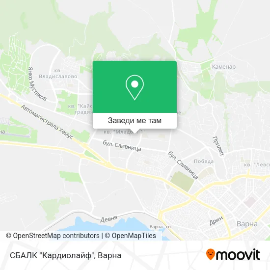 СБАЛК "Кардиолайф" карта