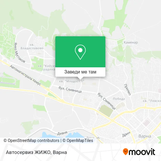 Автосервиз ЖИЖО карта