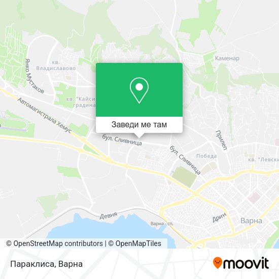 Параклиса карта