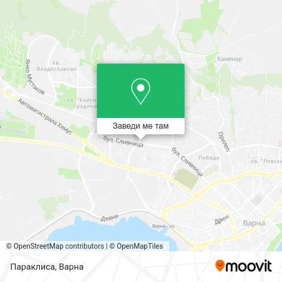 Параклиса карта