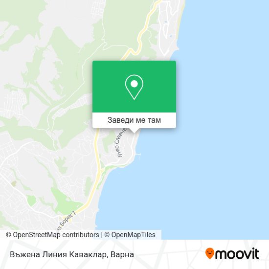 Въжена Линия Каваклар карта