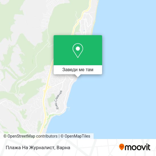 Плажа На Журналист карта