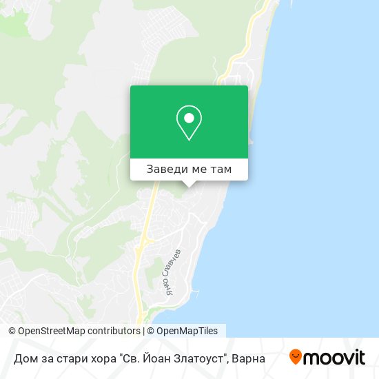 Дом за стари хора "Св. Йоан Златоуст" карта