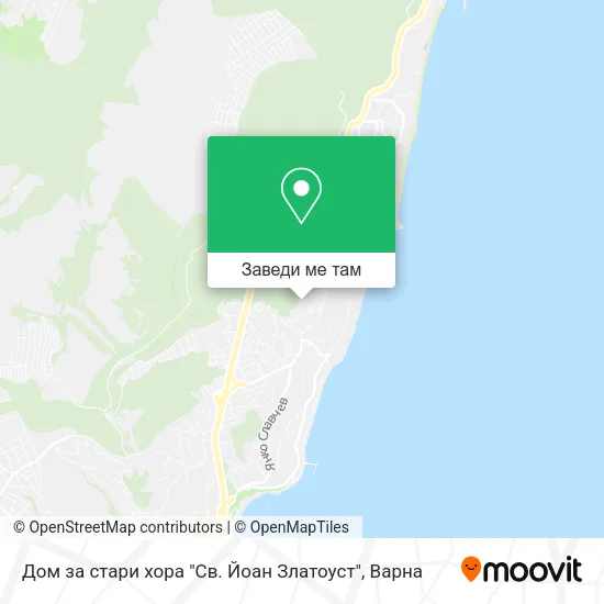 Дом за стари хора "Св. Йоан Златоуст" карта