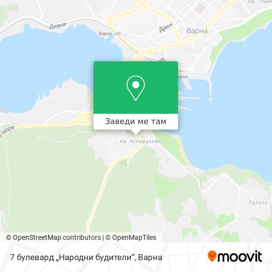 7 булевард „Народни будители“ карта