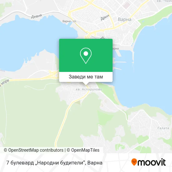 7 булевард „Народни будители“ карта