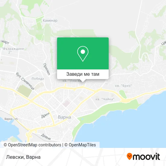 Левски карта