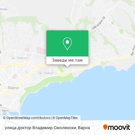 улица доктор Владимир Смоленски карта