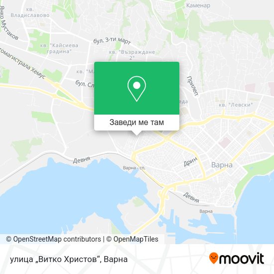 улица „Витко Христов“ карта