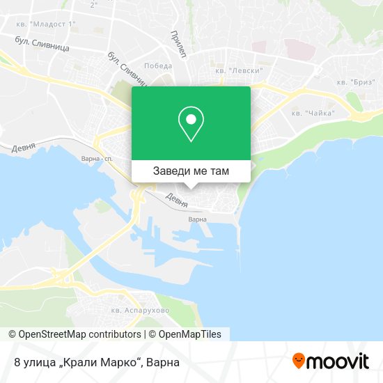 8 улица „Крали Марко“ карта