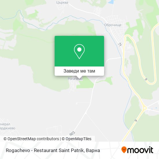 Rogachevo - Restaurant Saint Patrik карта