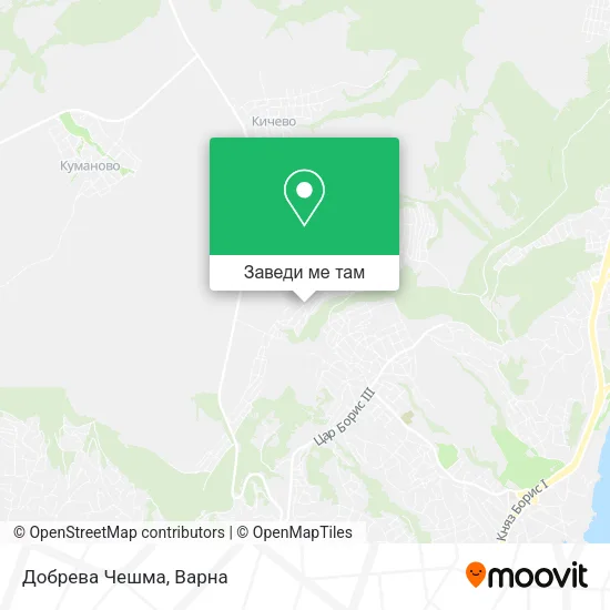 Добрева Чешма карта