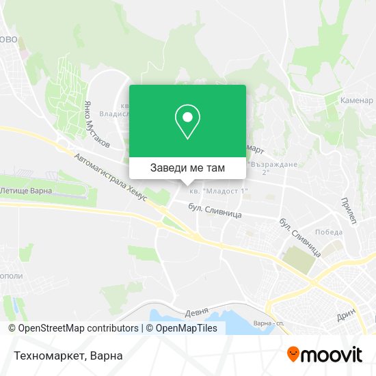 Техномаркет карта