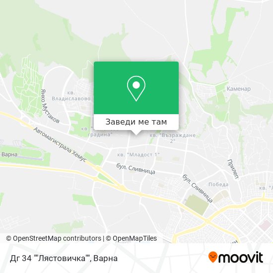 Дг 34 ""Лястовичка"" карта