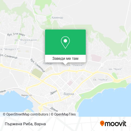 Пържена Риба карта