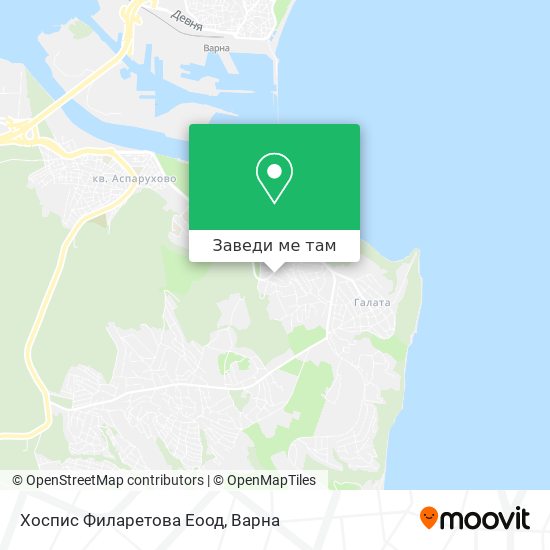 Хоспис Филаретова Еоод карта