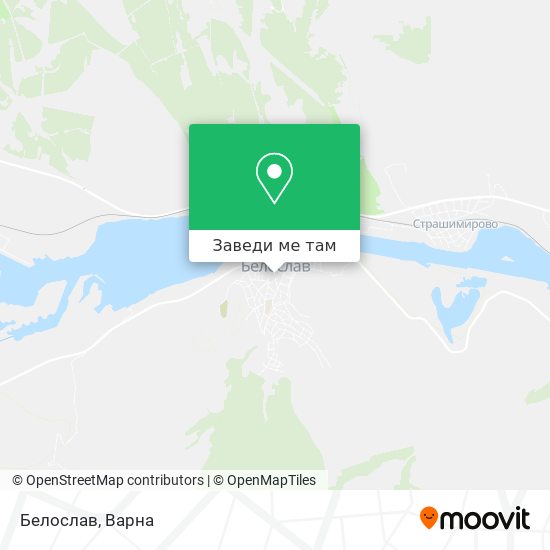 Белослав карта