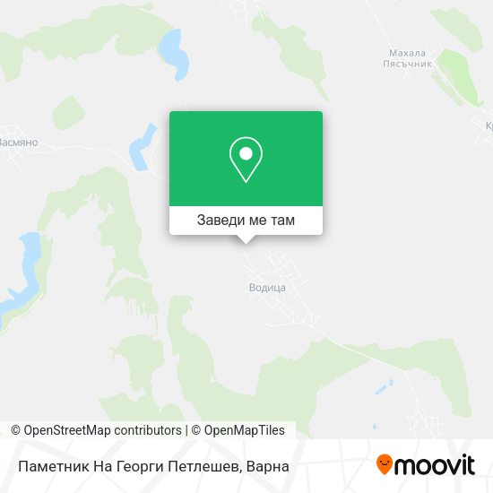 Паметник На Георги Петлешев карта