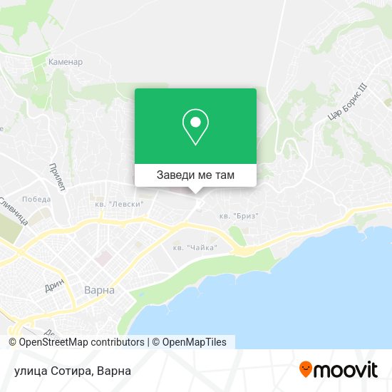 улица Сотира карта