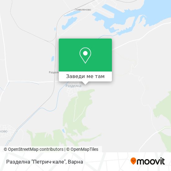 Разделна "Петрич-кале" карта