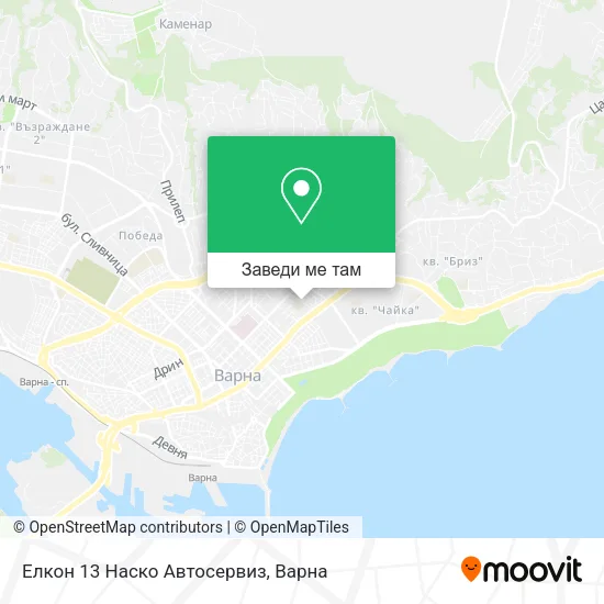 Елкон 13 Наско Автосервиз карта