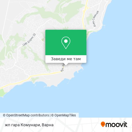 жп гара Комунари карта