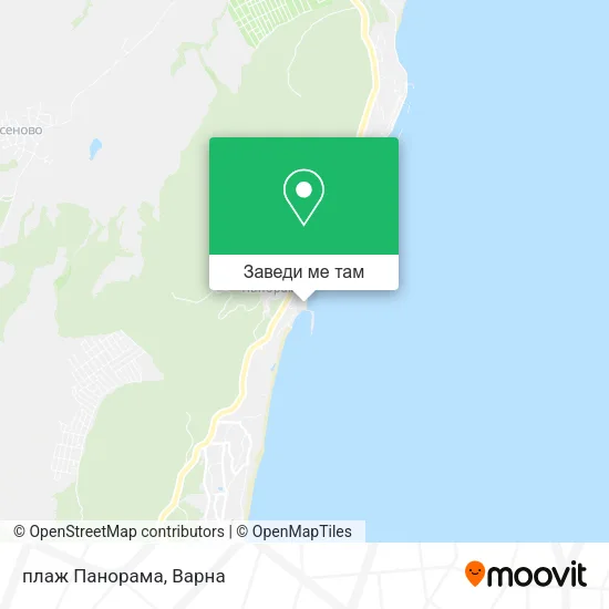плаж Панорама карта