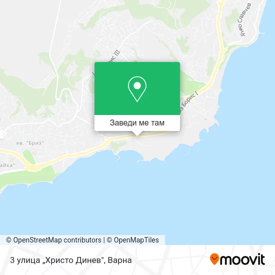 3 улица „Христо Динев" карта