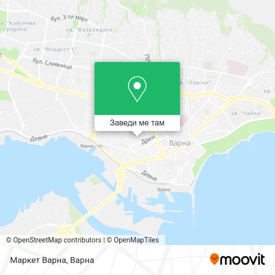 Маркет Варна карта