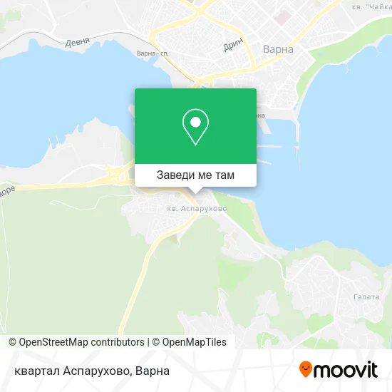 квартал Аспарухово карта