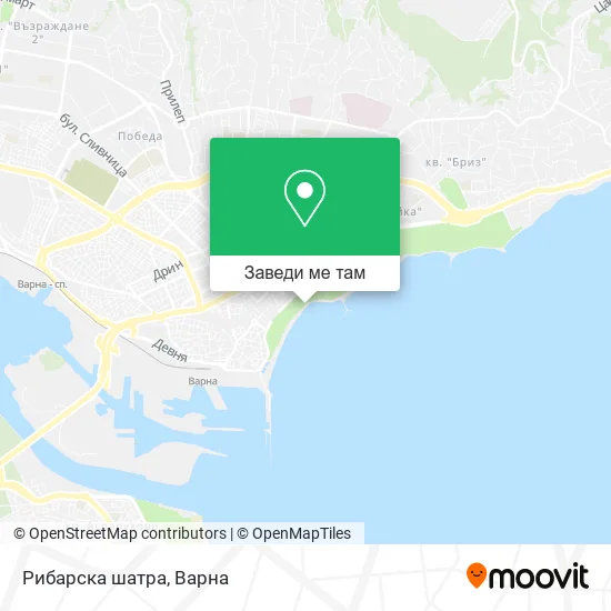 Рибарска шатра карта