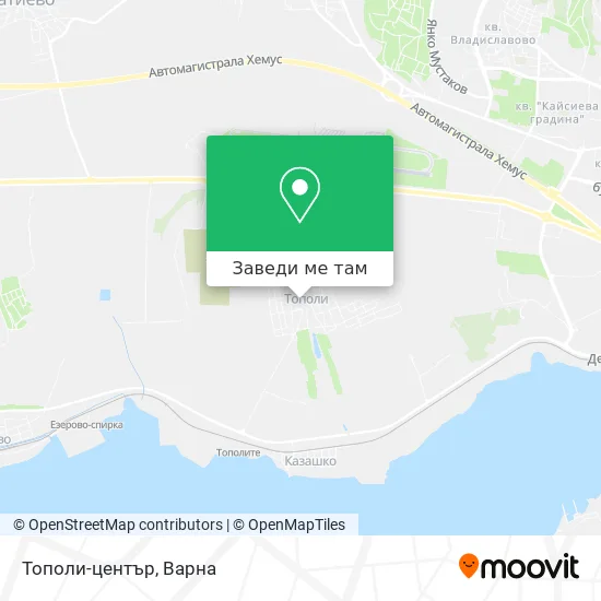 Тополи-център карта