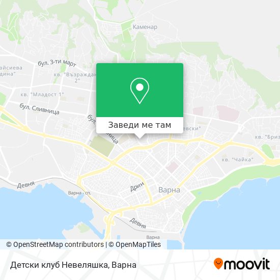 Детски клуб Невеляшка карта