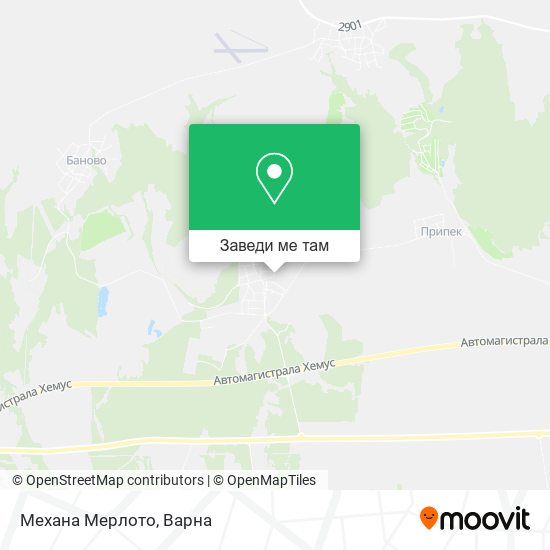 Механа Мерлото карта