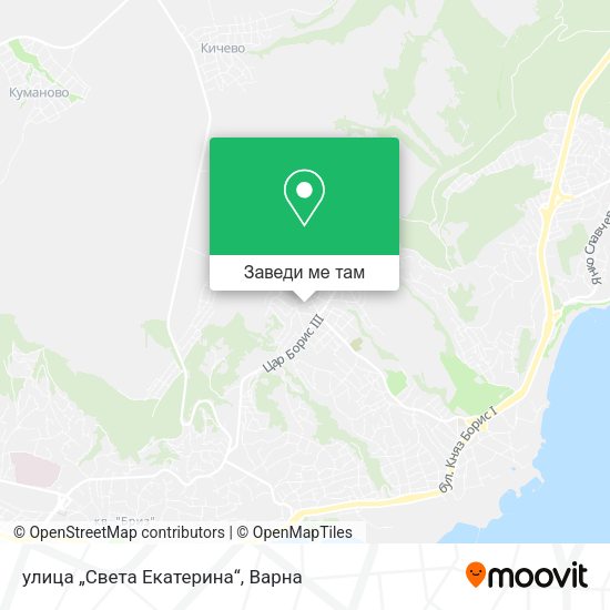 улица „Света Екатерина“ карта