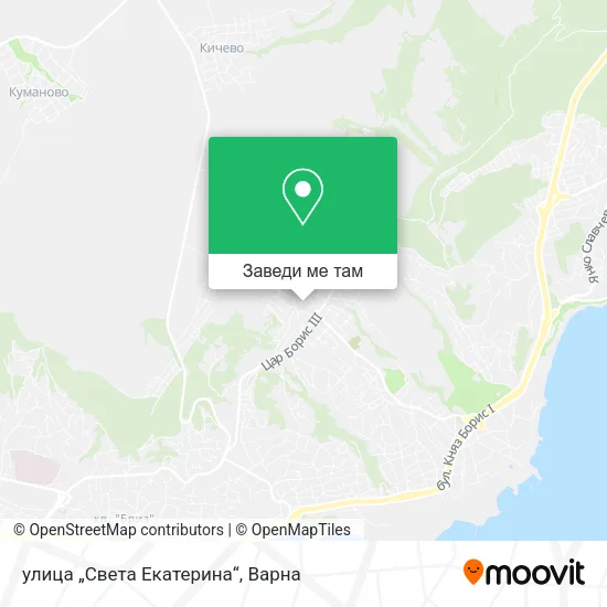улица „Света Екатерина“ карта