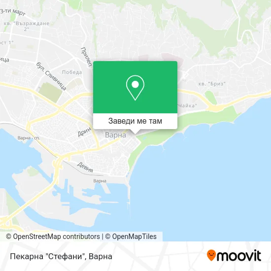 Пекарна "Стефани" карта