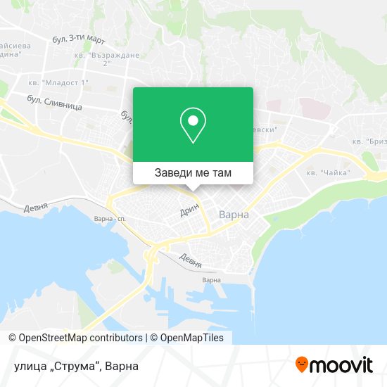 улица „Струма“ карта