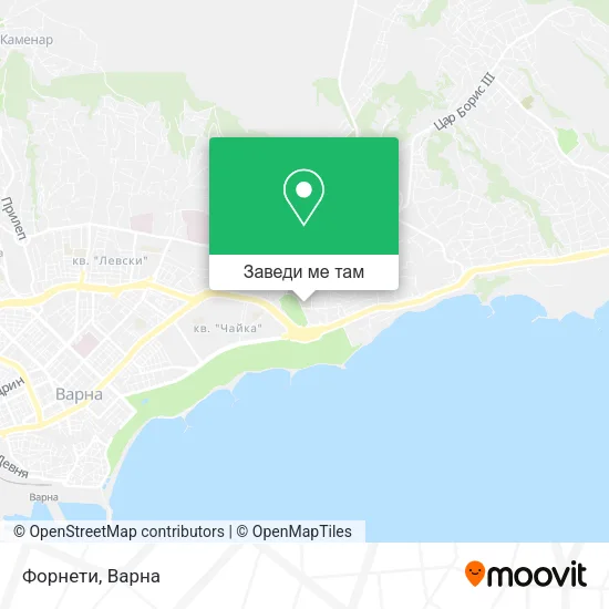 Форнети карта