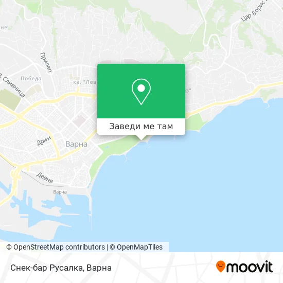 Снек-бар Русалка карта