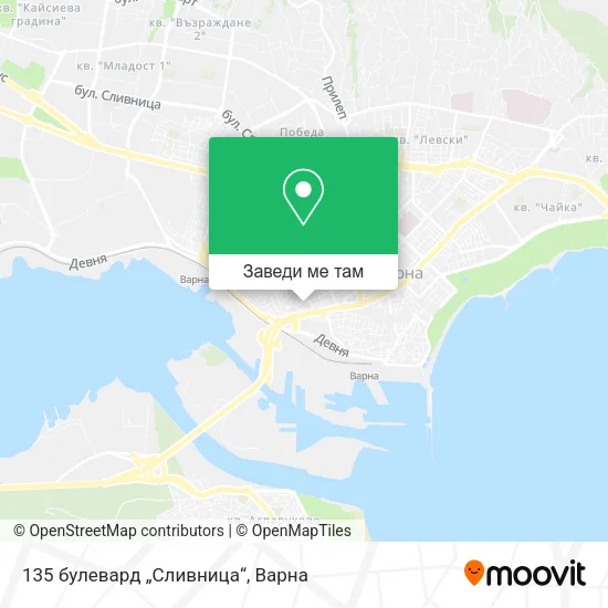 135 булевард „Сливница“ карта
