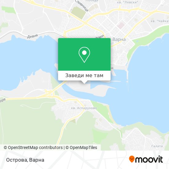 Острова карта